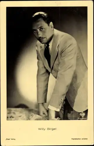 Ak Schauspieler Willy Birgel, Portrait, Ross Verlag Nr. A 2313/1