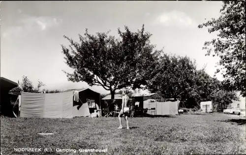 Ak Noorbeek Limburg Niederlande, Camping Grensheuvel