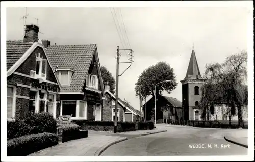 Ak Wedde Groningen Niederlande, N. H. Kerk