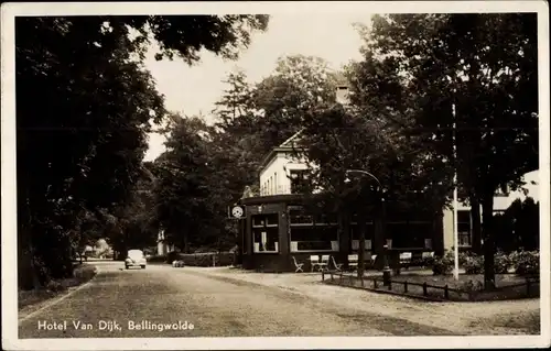 Ak Bellingwolde Groningen, Hotel Van Dijk