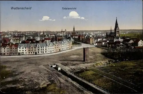 Ak Wattenscheid Bochum Ruhrgebiet, Gesamtansicht