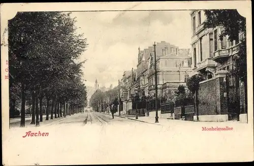 Ak Aachen in Nordrhein Westfalen, Monheimsallee