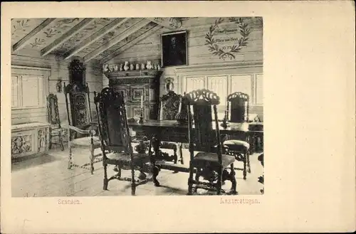 Ak Skansen Stockholm Schweden, Laxbrostugan