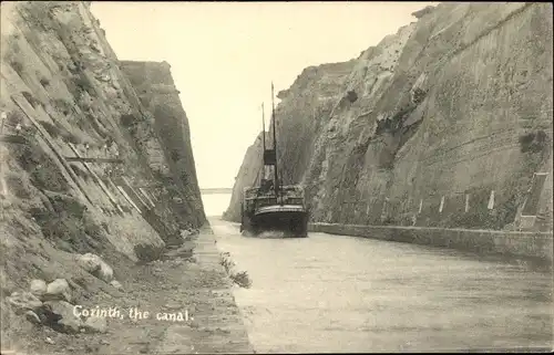 Ak Korinth Griechenland, the canal