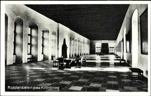 Ak Helsingør Helsingör Dänemark, Kronborg Slot, Schloss, Riddersalen
