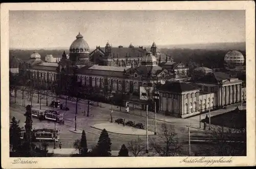 Ak Dresden Altstadt, Ausstellungsgebäude