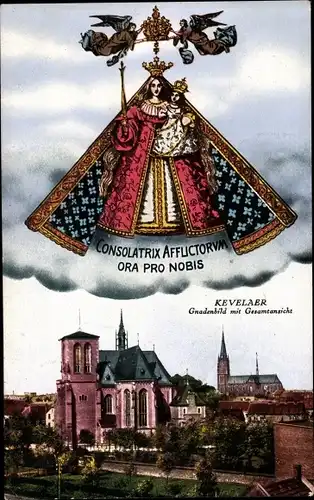 Ak Kevelaer am Niederrhein, Gnadenbild mit Gesamtansicht