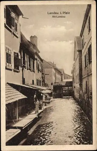 Ak Landau in der Pfalz, Partie in der Altstadt