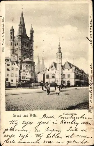 Ak Köln am Rhein, Stapelhaus