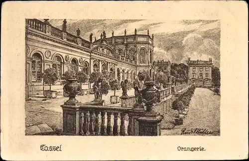 Künstler Ak Müllers, R., Kassel in Hessen, Orangerie