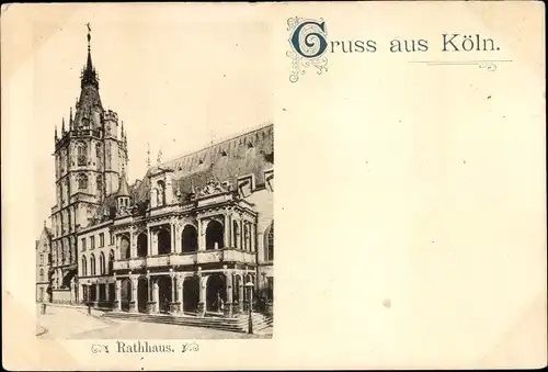Ak Köln am Rhein, Rathaus