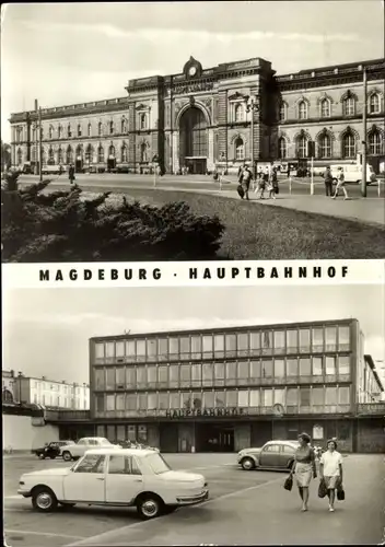 Ak Magdeburg an der Elbe, Hauptbahnhof