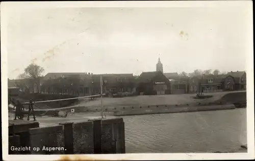 Ak Asperen Gelderland, Stadtpanorama