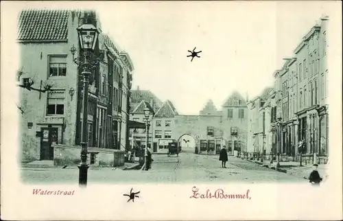 Ak Zaltbommel Gelderland, Waterstraat