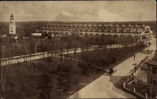 Ak Nürnberg in Mittelfranken, Ausstellungsgebäude mit Festhalle im Luitpoldhain