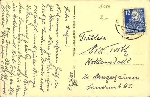 Ak Bad Freienwalde an der Oder, Panorama vom Denkmalberg