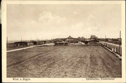 Ak Wiek auf der Insel Rügen, Sächsisches Kinderheim