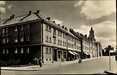 Ak Pasewalk in Mecklenburg Vorpommern, Marktstraße