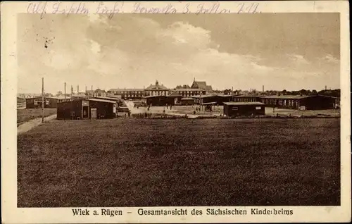 Ak Wiek auf Rügen, Sächsisches Kinderheim