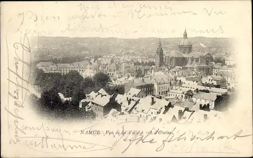 Ak Namur Wallonien, Vue de la Ville