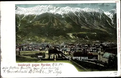 Ak Innsbruck in Tirol, Totale