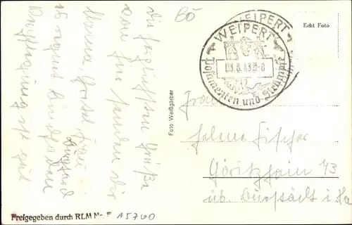 Ak Vejprty Weipert Region Aussig, Gesamtansicht