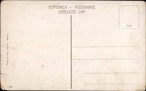 Ak Zemun Semlin Beograd Belgrad Serbien, Herrengasse