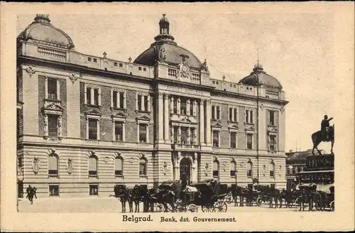 Ak Belgrad Beograd Serbien, Bank, dzt. Gouvernement