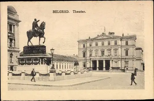 Ak Belgrad Beograd Serbien, Theater