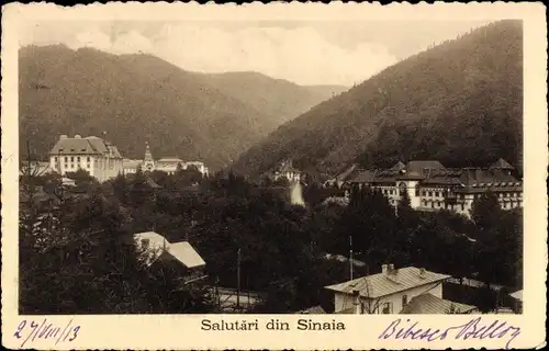 Ak Sinaia Rumänien, Panorama