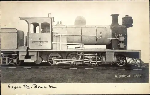 Foto Ak Brasilianische Eisenbahn, Dampflok