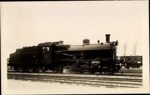 Foto Ak Niederländische Eisenbahn, Dampflok Nr. 4614