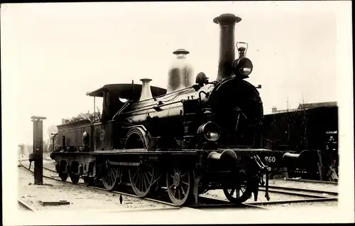 Foto Ak Niederländische Eisenbahn, Dampflok Nr. 760