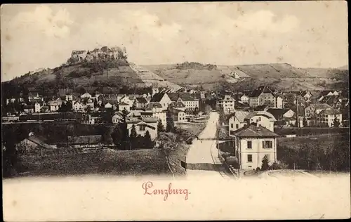 Ak Lenzburg Kanton Aargau, Blick auf den Ort, Hotel Sternen