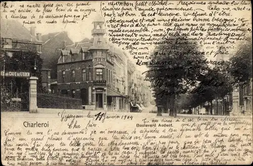 Ak Charleroi Wallonien Hennegau, Boulevard Audent