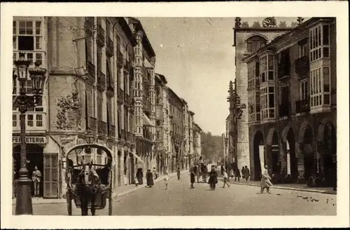 Ak Burgos Kastilien und León, Calle de Santander