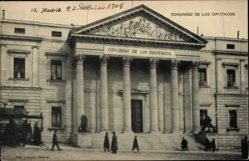 Ak Madrid Spanien, Congreso de los Diputados