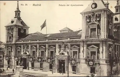 Ak Madrid Spanien, Palacio del Ayuntamiento