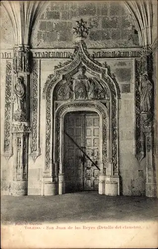 Ak Toledo Kastilien La Mancha Spanien, San Juan de los Reyes, Detalle del claustro