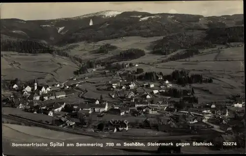 Ak Spital am Semmering Steiermark, Gesamtansicht