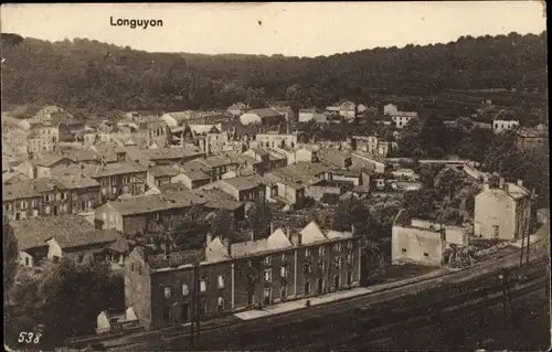 Ak Longuyon Meurthe et Moselle, Gesamtansicht