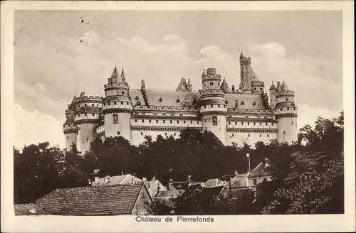 Ak Pierrefonds Oise, Château