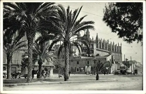 Foto Ak Palma de Mallorca Balearische Inseln, Basilika