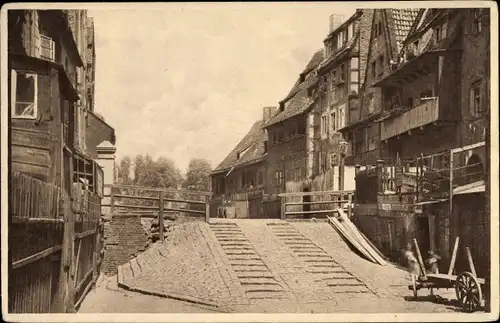 Ak Breslau in Schlesien, Weißgerber Ohle