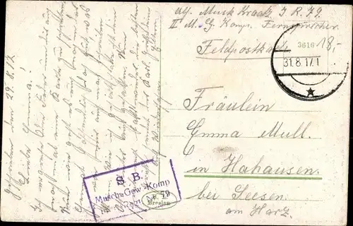 Ak Breslau in Schlesien, Kaserne I & II Batl Gren Regt Nr 11