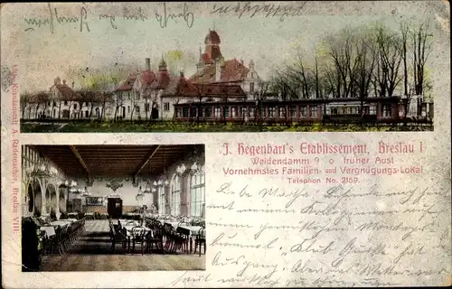 Ak Breslau in Schlesien, Etablissement, Weidendamm 9
