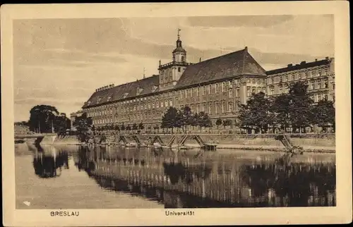 Ak Breslau in Schlesien, Universität