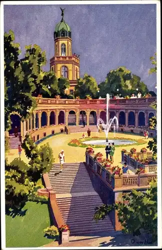 Künstler Ak van Hout, O., Breslau in Schlesien, Liebichshöhe