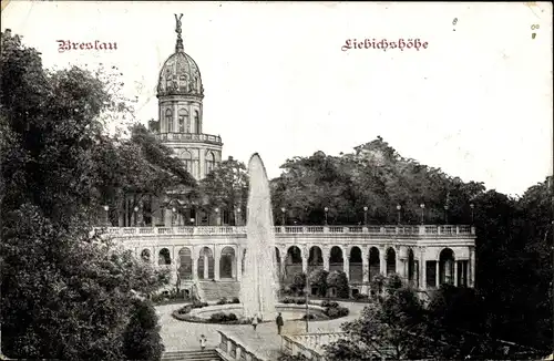 Ak Breslau (Wrocław) in Schlesien, Liebichshöhe