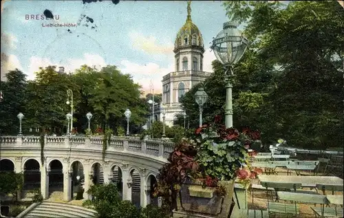 Ak Breslau (Wrocław) in Schlesien, Liebichshöhe, Trenkler 156